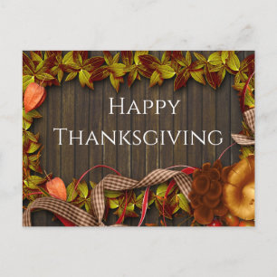 Thanksgiving Greeting Postcard