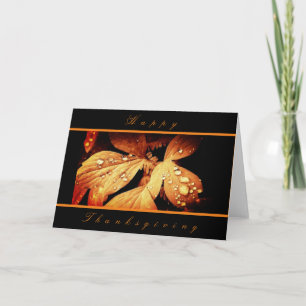 Thanksgiving greetings holiday card