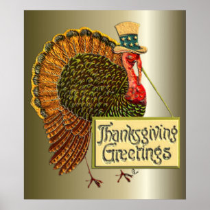 Thanksgiving Greetings Poster
