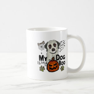 Thanksgiving Halloween Fall My Dog Is My Boo Paw P Coffee Mug