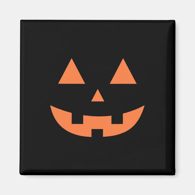 Thanksgiving Halloween Fall Scary Jack O' Lantern  Magnet (Front)