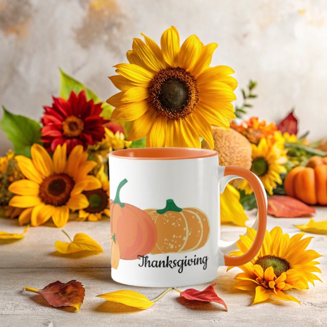 Thanksgiving Happiness in Every Sip Mug (Creator Uploaded)
