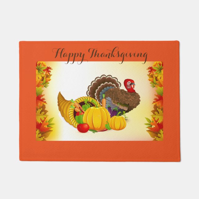 Thanksgiving Harvest Doormat (Front)