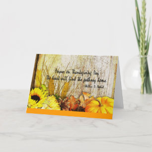 Thanksgiving Harvest Holiday Card