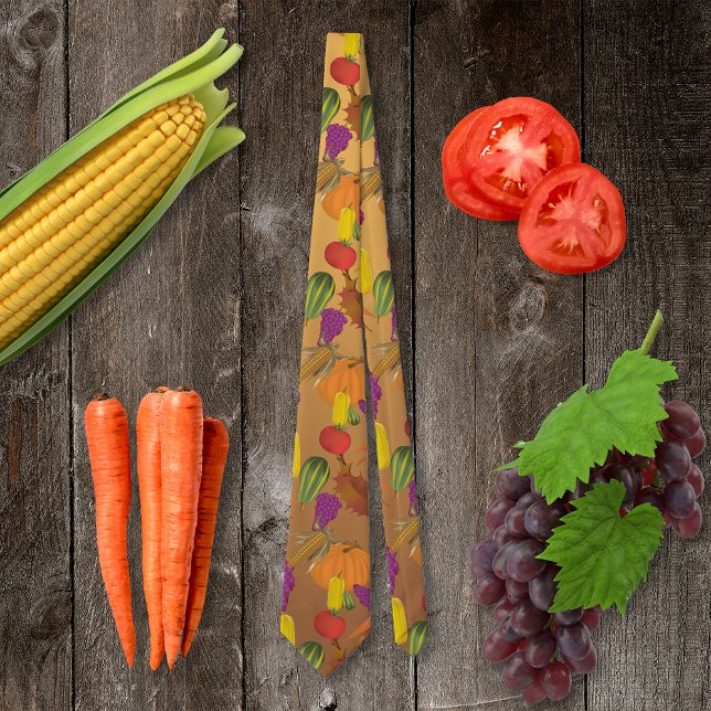 Thanksgiving Harvest Pattern Tie (Creator Uploaded)