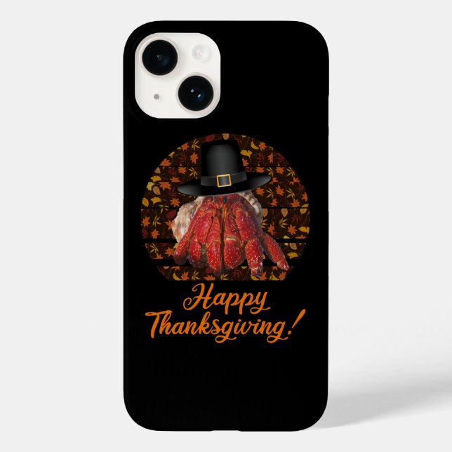 Thanksgiving Hermit Crab Case-Mate iPhone Case (Back)
