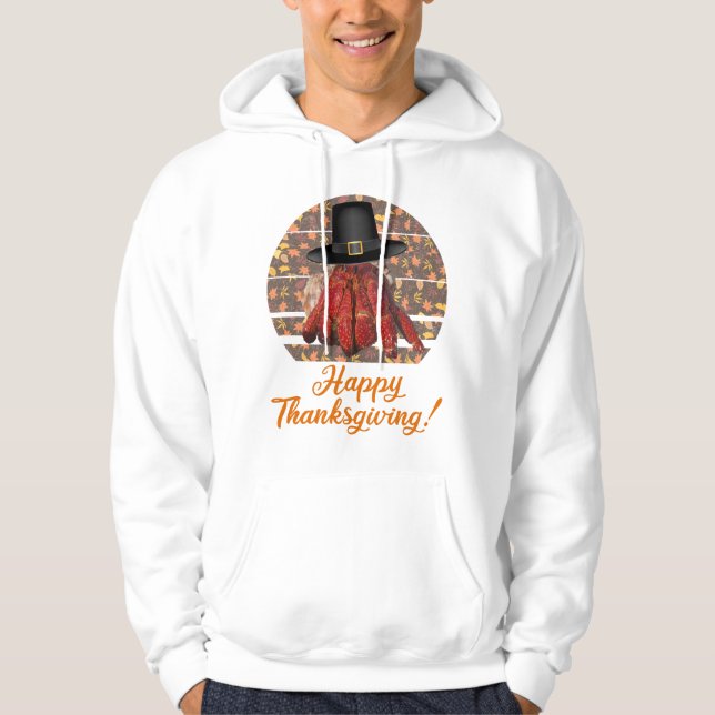 Thanksgiving Hermit Crab Hoodie (Front)