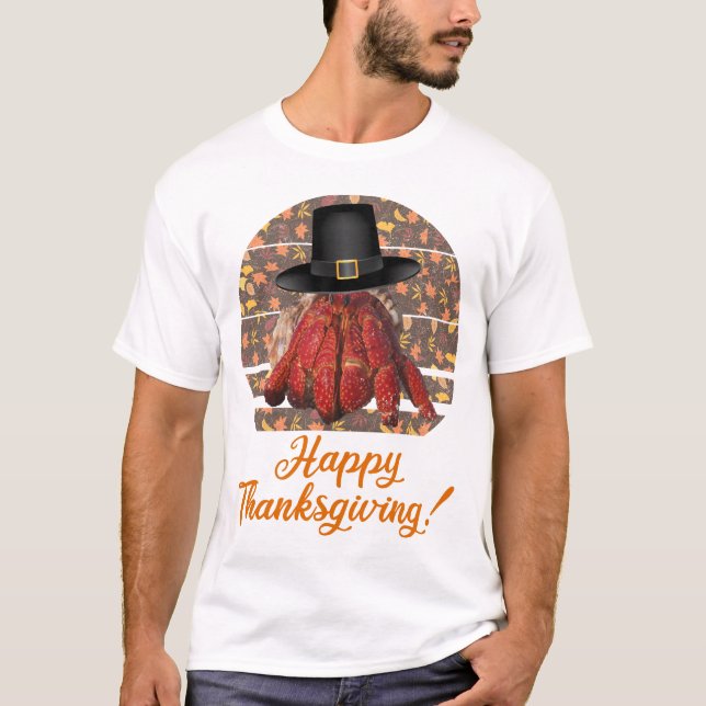 Thanksgiving Hermit Crab T-Shirt (Front)