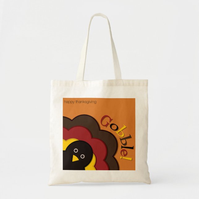 Thanksgiving hiding turkey tote bag (Front)
