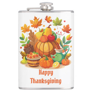 Thanksgiving Hip Flask