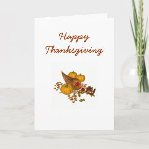 Thanksgiving Holiday Card