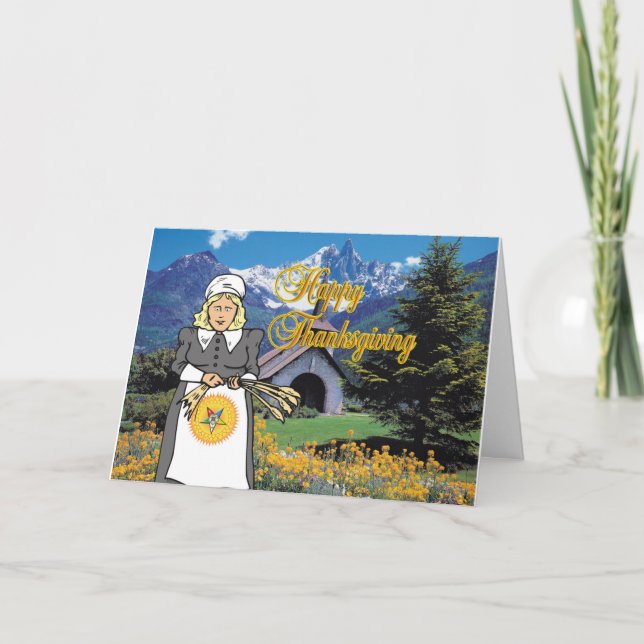 Thanksgiving Holiday Card (Front)