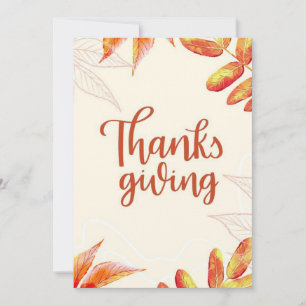 Thanksgiving Holiday Card