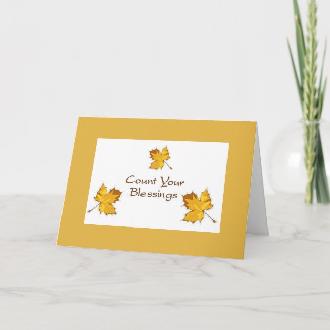 Thanksgiving Holiday Card (Front)