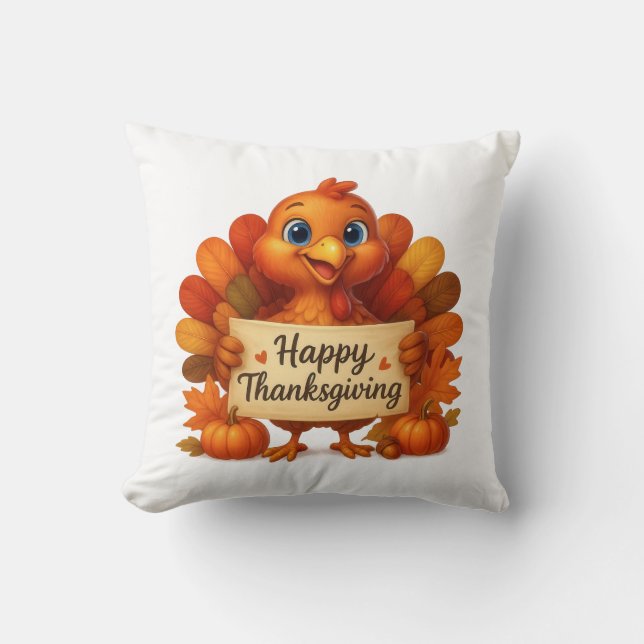 Thanksgiving Holiday Cushion (Front)