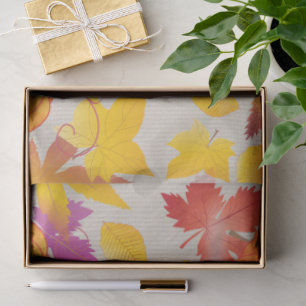 Thanksgiving Holiday Fall Maple Leaves RETRO decor Tissue Paper