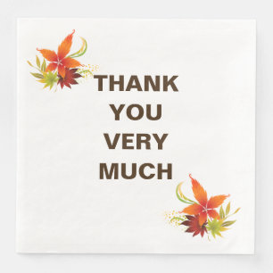 Thanksgiving Holiday Napkins