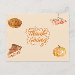 Thanksgiving Holiday Postcard
