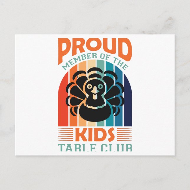 Thanksgiving Holiday Postcard (Front)