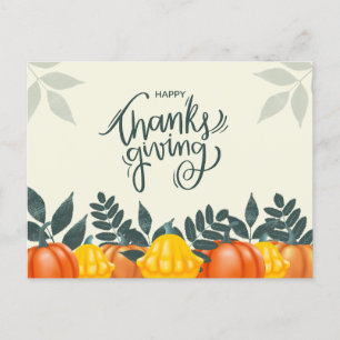 Thanksgiving Holiday Postcard