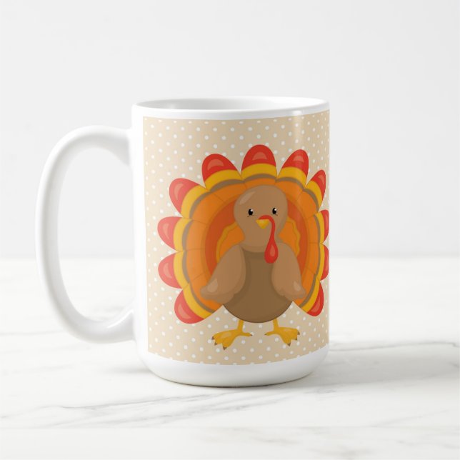 Thanksgiving Holiday Series 15 oz Class Mug (Left)
