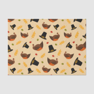 Thanksgiving Holiday turkey dinner party tissue Paper