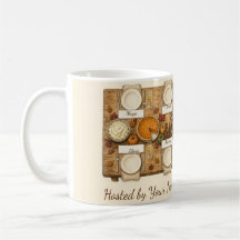 Thanksgiving Host Personalised Guest Names Table