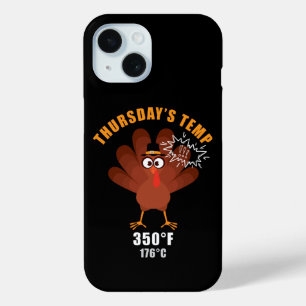 Thanksgiving Humor Funny Turkey Joke iPhone 15 Case