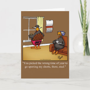 Thanksgiving Humor Greeting Card