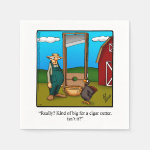 Thanksgiving Humor Paper Napkins