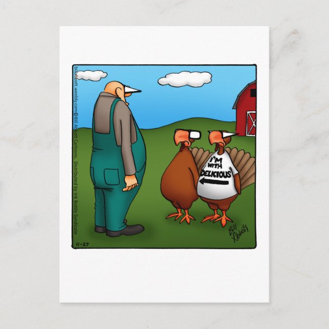 Thanksgiving Humor Postcard "Spectickles" (Front)