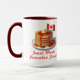 Thanksgiving Humour Canada Funny Pancake breakfast Mug