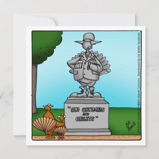 Thanksgiving Humour Dinner Invitations (Front)