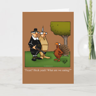 Thanksgiving Humour Greeting Card