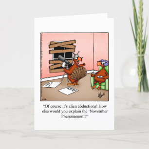 Thanksgiving Humour Greeting Card