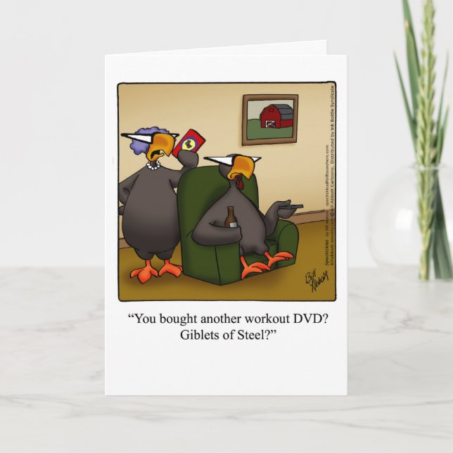 Thanksgiving Humour Greeting Card "Spectickles" (Front)