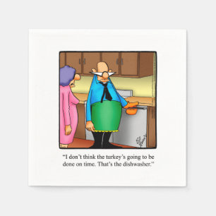Thanksgiving Humour Holiday Napkins 