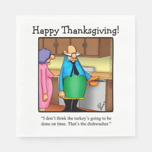 Thanksgiving Humour Holiday Napkins