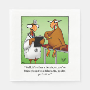 Thanksgiving Humour Holiday Napkins 
