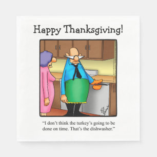 Thanksgiving Humour Holiday Napkins 