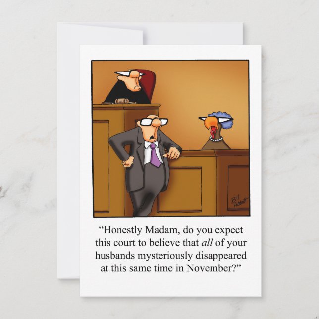 Thanksgiving Humour Invitations "Spectickles" (Front)