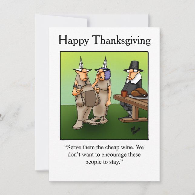 Thanksgiving Humour Invitations "Spectickles" (Front)