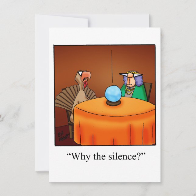 Thanksgiving Humour Invitations "Spectickles" (Front)