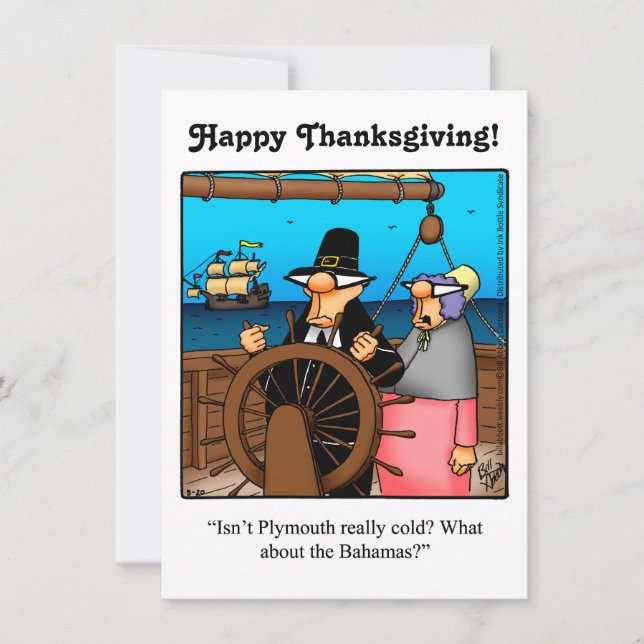 Thanksgiving Humour Invitations "Spectickles" (Front)