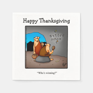 Thanksgiving Humour Paper Napkins