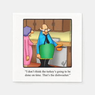 Thanksgiving Humour Paper Napkins