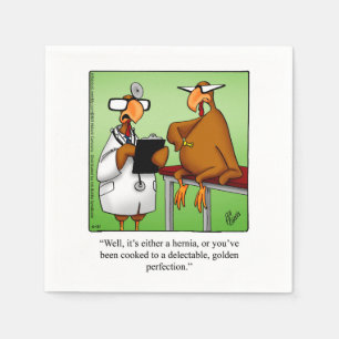Thanksgiving Humour Paper Napkins