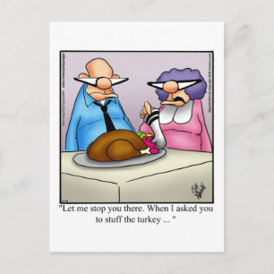 Thanksgiving Humour Postcard "Spectickles"