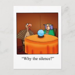 Thanksgiving Humour Postcard "Spectickles"