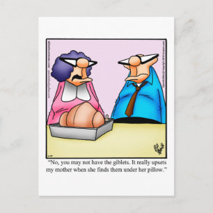 Thanksgiving Humour Postcard "Spectickles"
